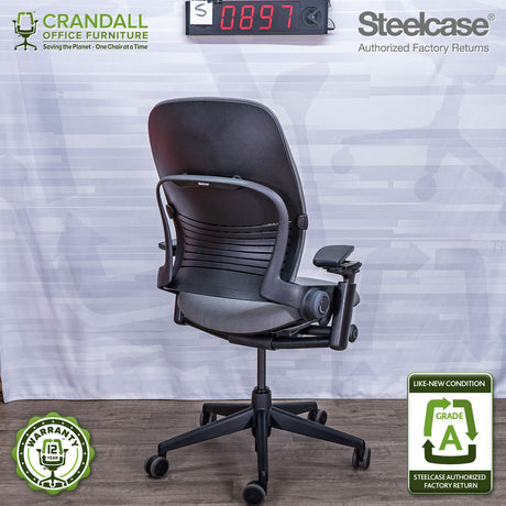 S-0897 - Steelcase V2 Leap - Grade A