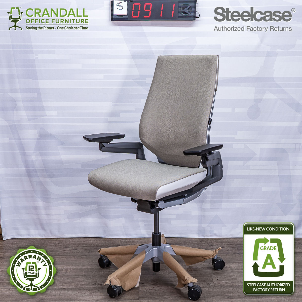 S-0911 - Steelcase Gesture - Grade A – Crandall Office Furniture