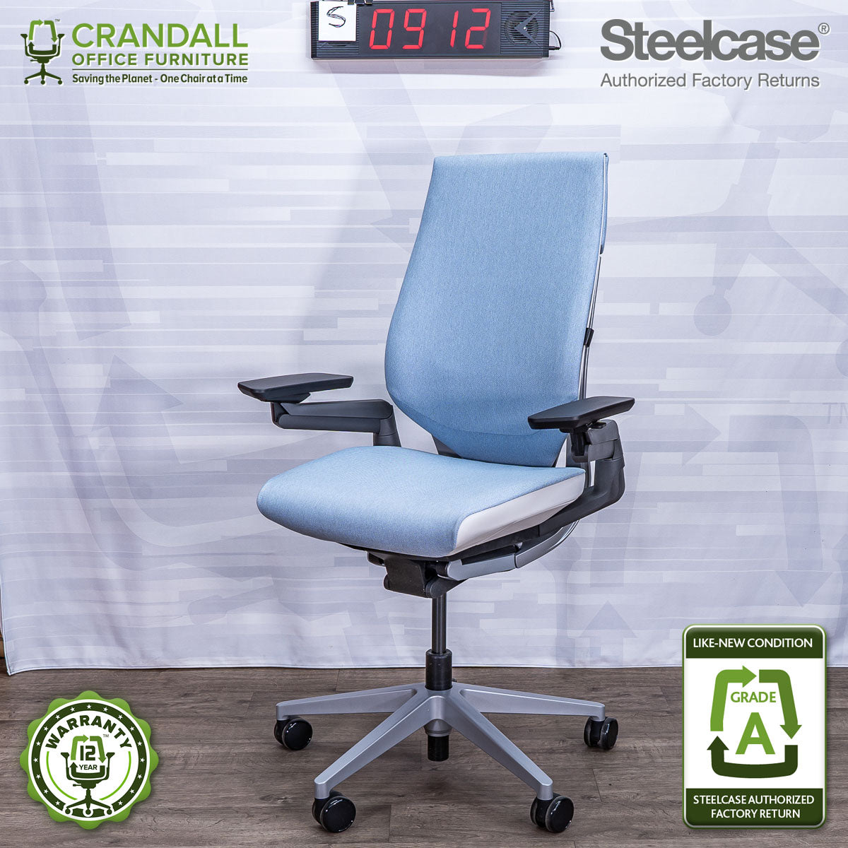 S-0912 - Steelcase Gesture - Grade A