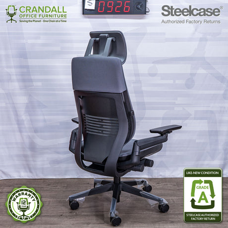 S-0926 - Steelcase Gesture with Headrest - Grade A