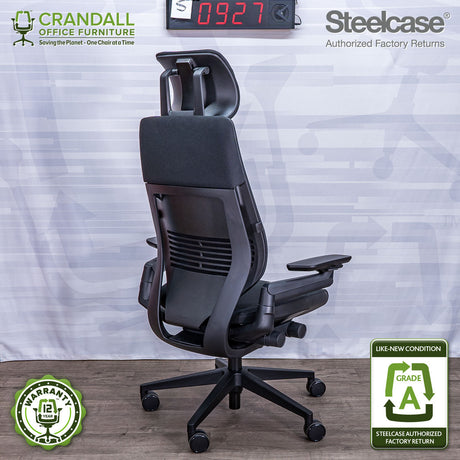 S-0927 - Steelcase Gesture with Headrest - Grade A