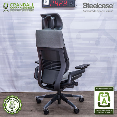 S-0928 - Steelcase Gesture with Headrest - Grade A