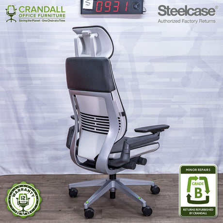 S-0931 - Steelcase Gesture with Headrest - Grade B
