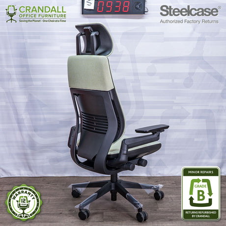 S-0938 - Steelcase Gesture with Headrest - Grade B