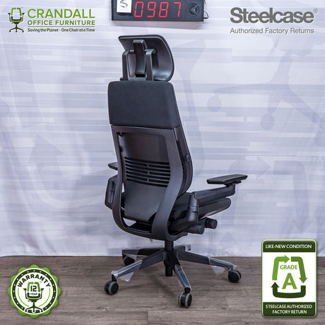 S-0987 - Steelcase Gesture with Headrest - Grade A
