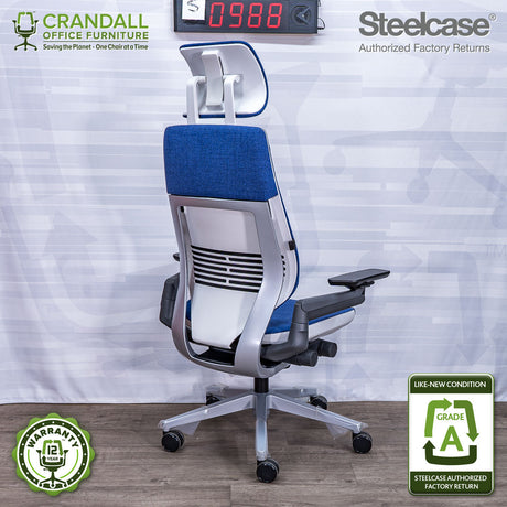 S-0988 - Steelcase Gesture with Headrest - Grade A