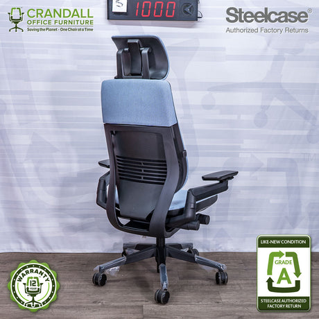 S-1000 - Steelcase Gesture with Headrest - Grade A