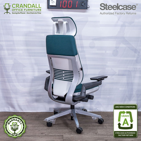 S-1001 - Steelcase Gesture with Headrest - Grade A