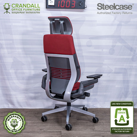 S-1003 - Steelcase Gesture with Headrest - Grade A