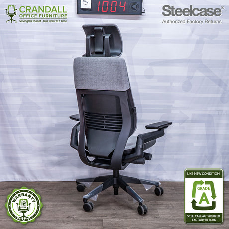 S-1004 - Steelcase Gesture with Headrest - Grade A