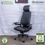 S-1007 - Steelcase Gesture with Headrest - Grade A