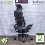 S-1007 - Steelcase Gesture with Headrest - Grade A