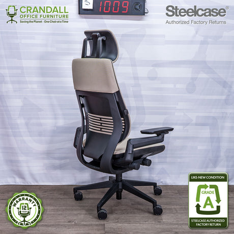 S-1009 - Steelcase Gesture with Headrest - Grade A