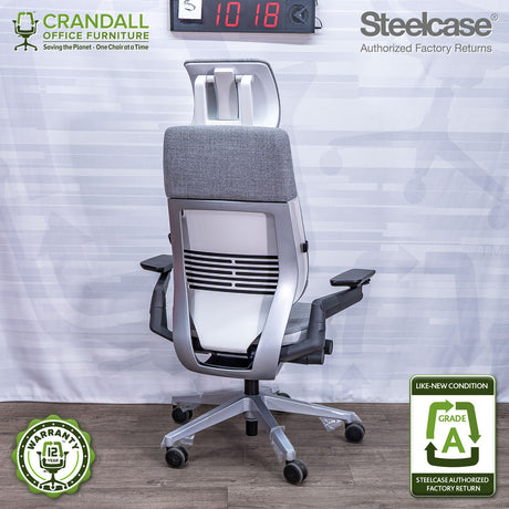 S-1018 - Steelcase Gesture with Headrest - Grade A
