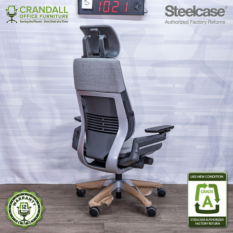 S-1021 - Steelcase Gesture with Headrest - Grade A