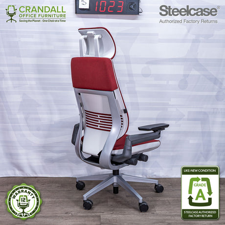 S-1023 - Steelcase Gesture with Headrest - Grade A