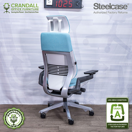 S-1025 - Steelcase Gesture with Headrest - Grade A