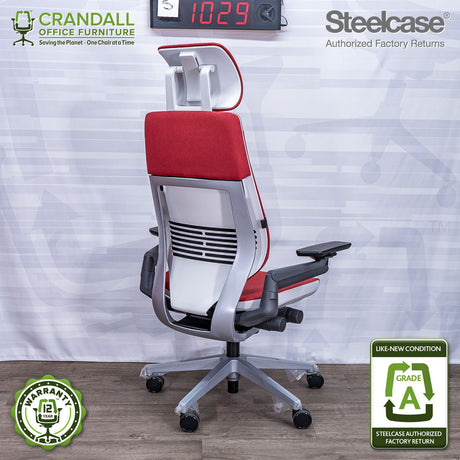S-1029 - Steelcase Gesture with Headrest - Grade A