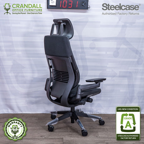 S-1031 - Steelcase Gesture with Headrest - Grade A