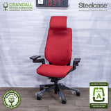 S-1037 - Steelcase Gesture with Headrest - Grade A