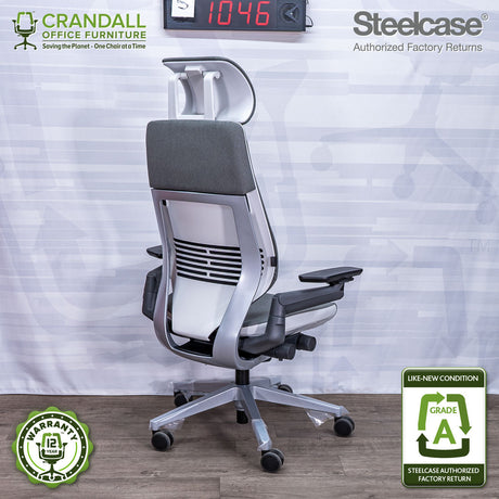 S-1046 - Steelcase Gesture with Headrest - Grade A