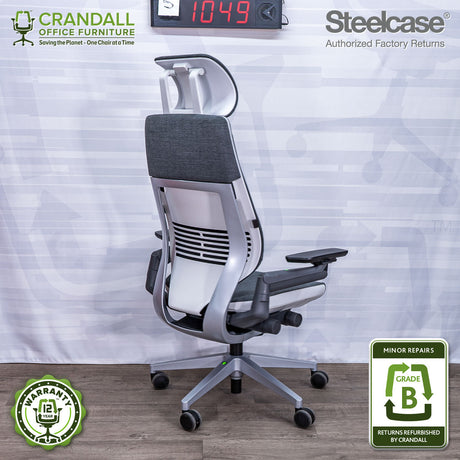 S-1049 - Steelcase Gesture with Headrest - Grade B