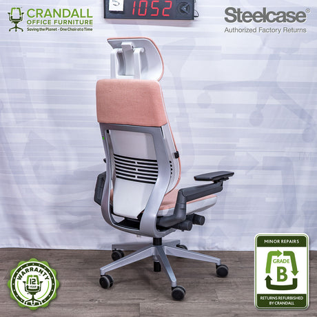 S-1052 - Steelcase Gesture with Headrest - Grade B