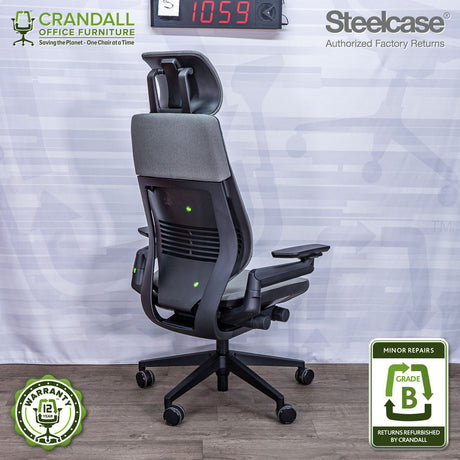 S-1059 - Steelcase Gesture with Headrest - Grade B