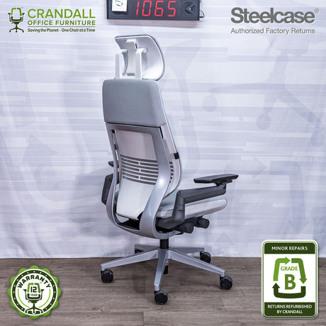 S-1065 - Steelcase Gesture with Headrest - Grade B