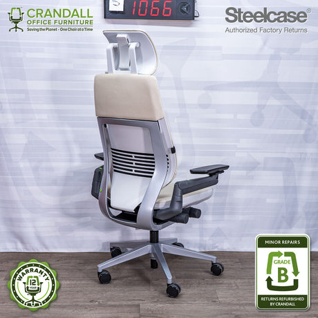 S-1066 - Steelcase Gesture with Headrest - Grade B