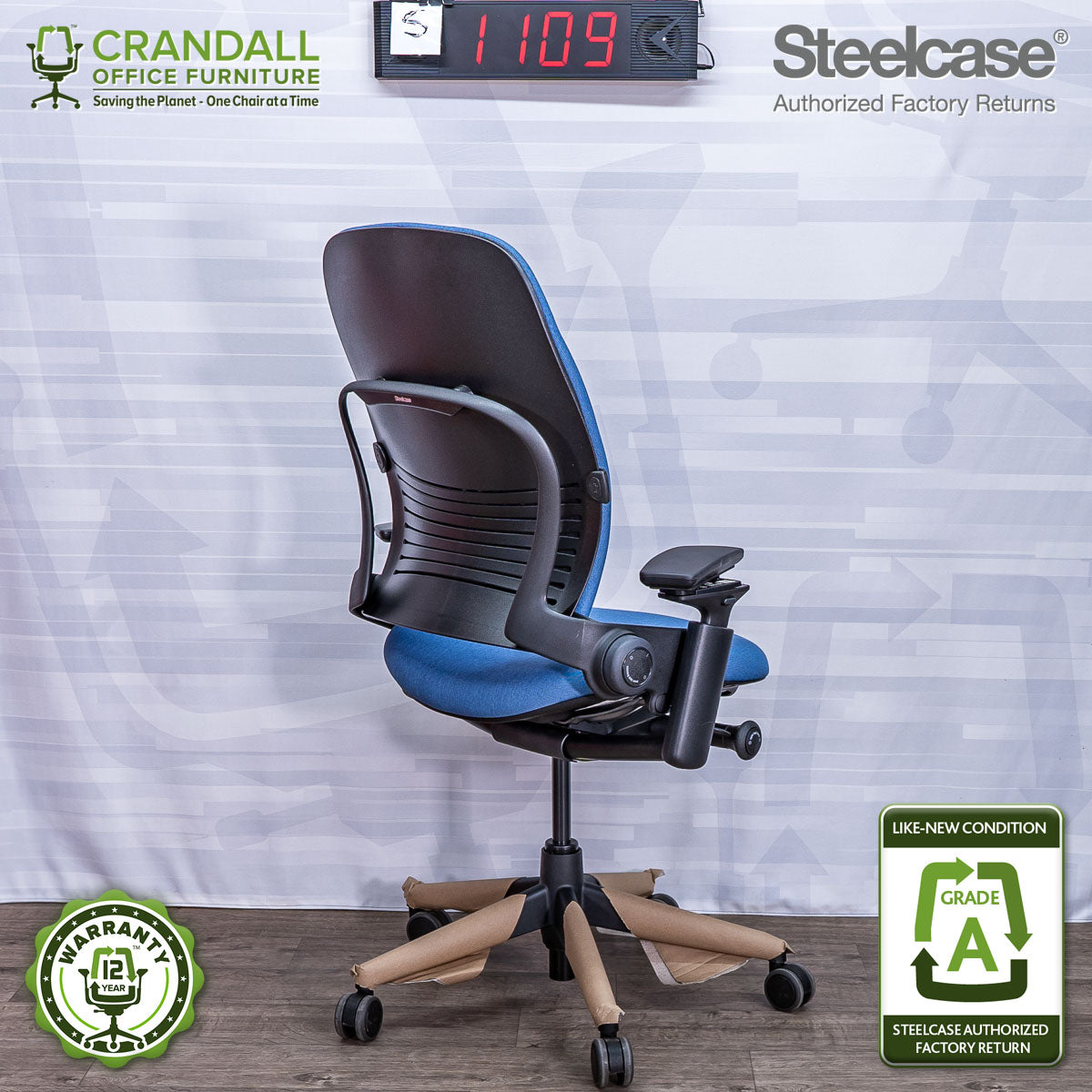 S-1109 - Steelcase V2 Leap - Grade A