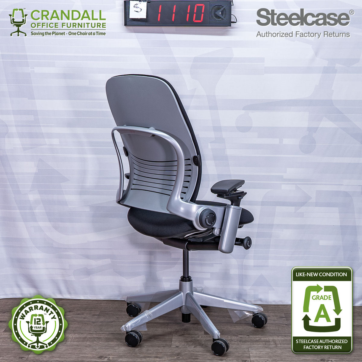 S-1110 - Steelcase V2 Leap - Grade A
