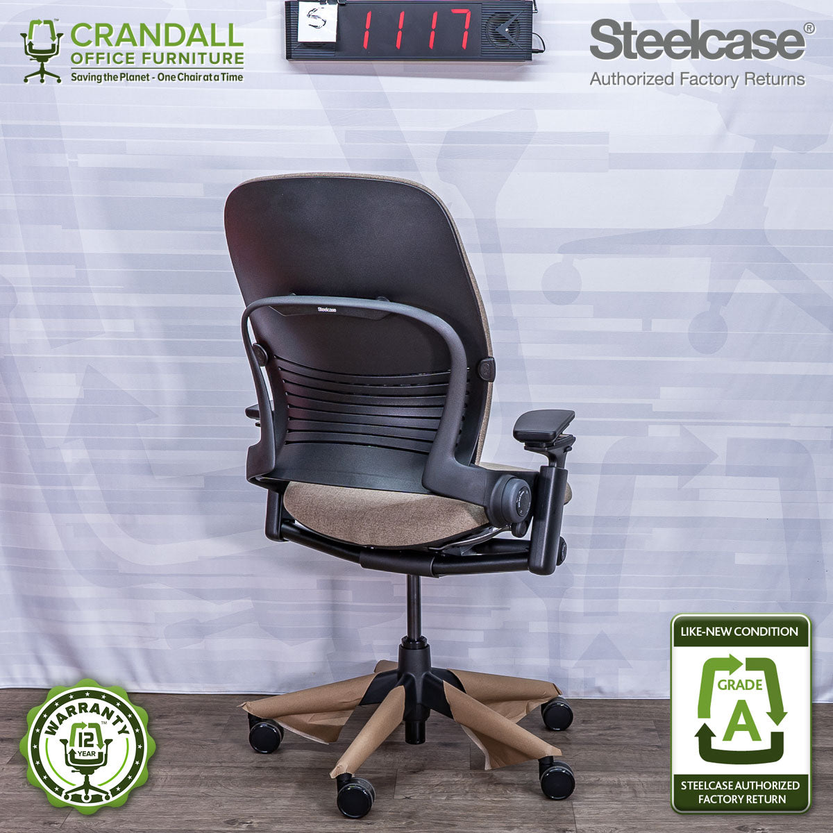 S-1117 - Steelcase V2 Leap - Grade A