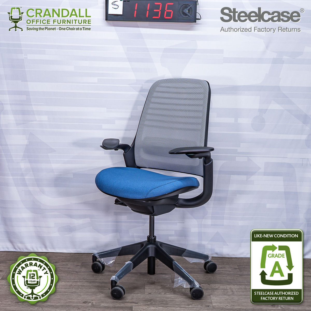 S-1136 - Steelcase Series 1 - Grade A – Crandall Office Furniture