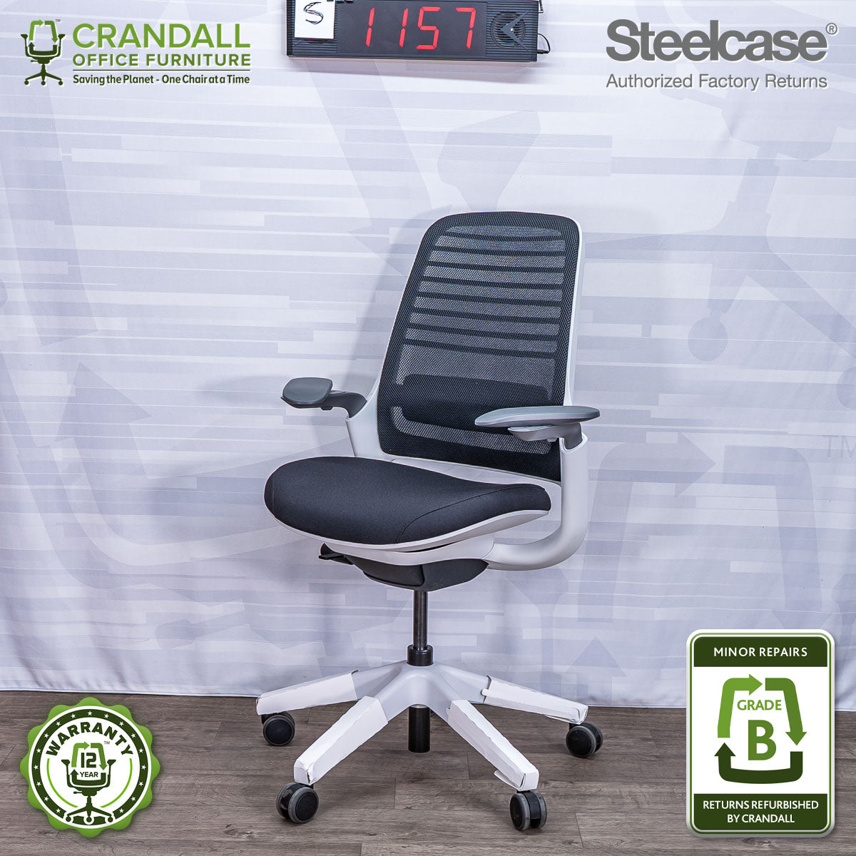 S-1157 - Steelcase Series 1 - Grade B – Crandall Office Furniture
