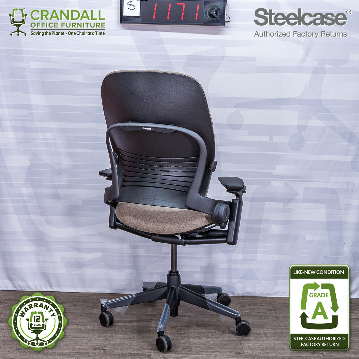 S-1171 - Steelcase V2 Leap - Grade A