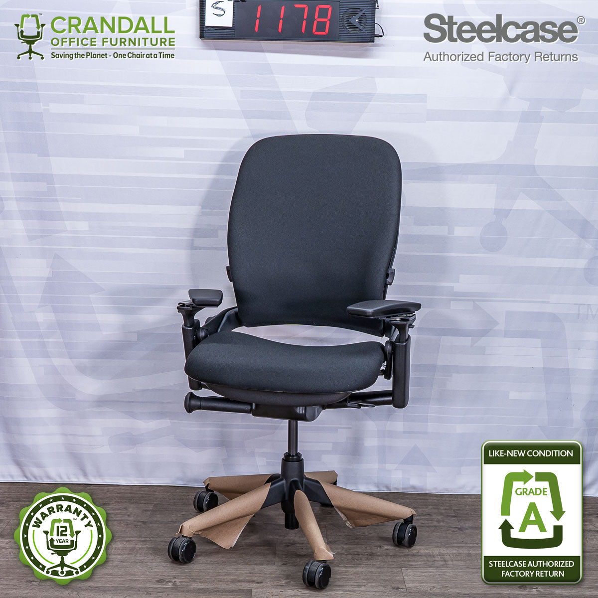 S-1178 - Steelcase V2 Leap - Grade A