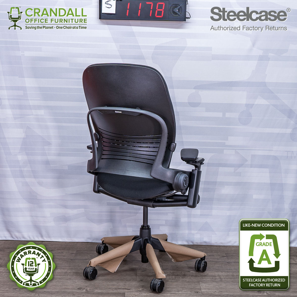 S-1178 - Steelcase V2 Leap - Grade A