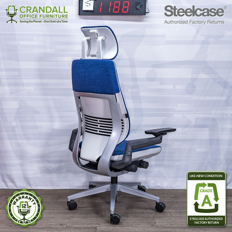 S-1188 - Steelcase Gesture with Headrest - Grade A