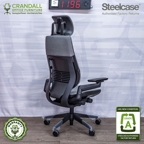 S-1196 - Steelcase Gesture with Headrest - Grade A