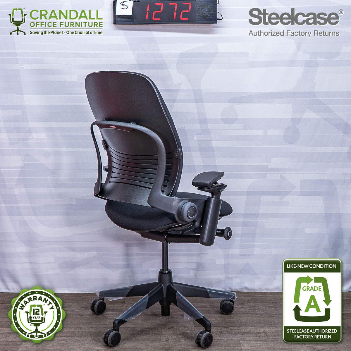 S-1272 - Steelcase V2 Leap - Grade A