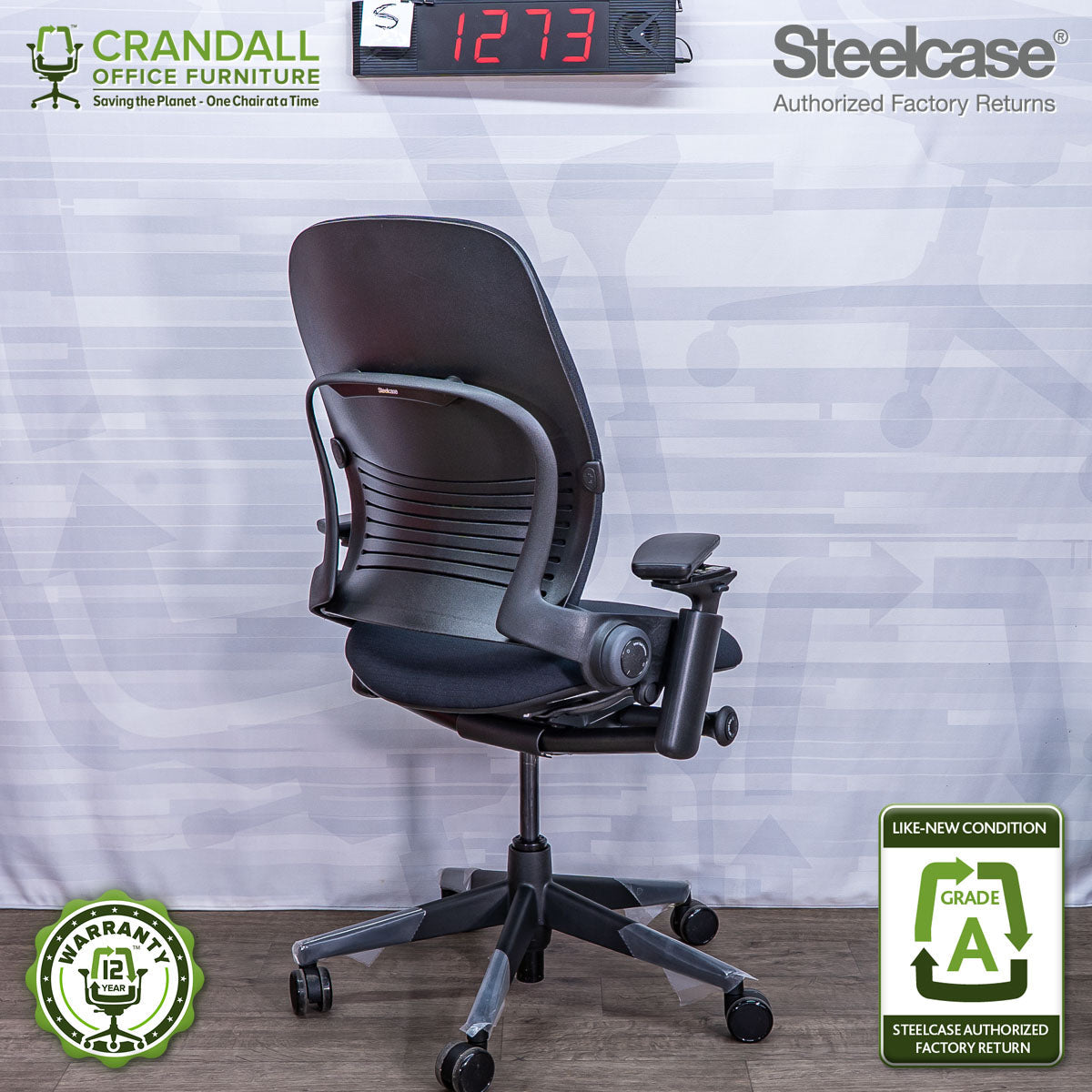 S-1273 - Steelcase V2 Leap - Grade A