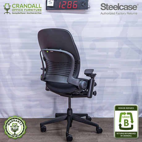 S-1286 - Steelcase V2 Leap - Grade B