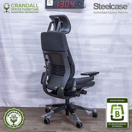 S-1304 - Steelcase Gesture with Headrest - Grade B