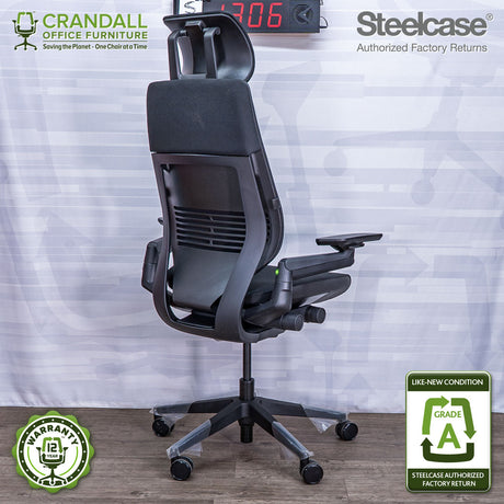 S-1306 - Steelcase Gesture with Headrest - Grade B