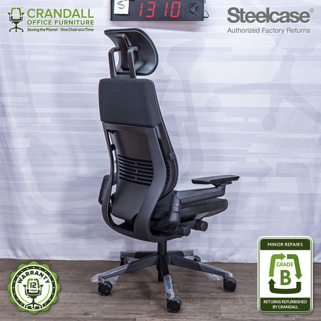 S-1310 - Steelcase Gesture with Headrest - Grade B