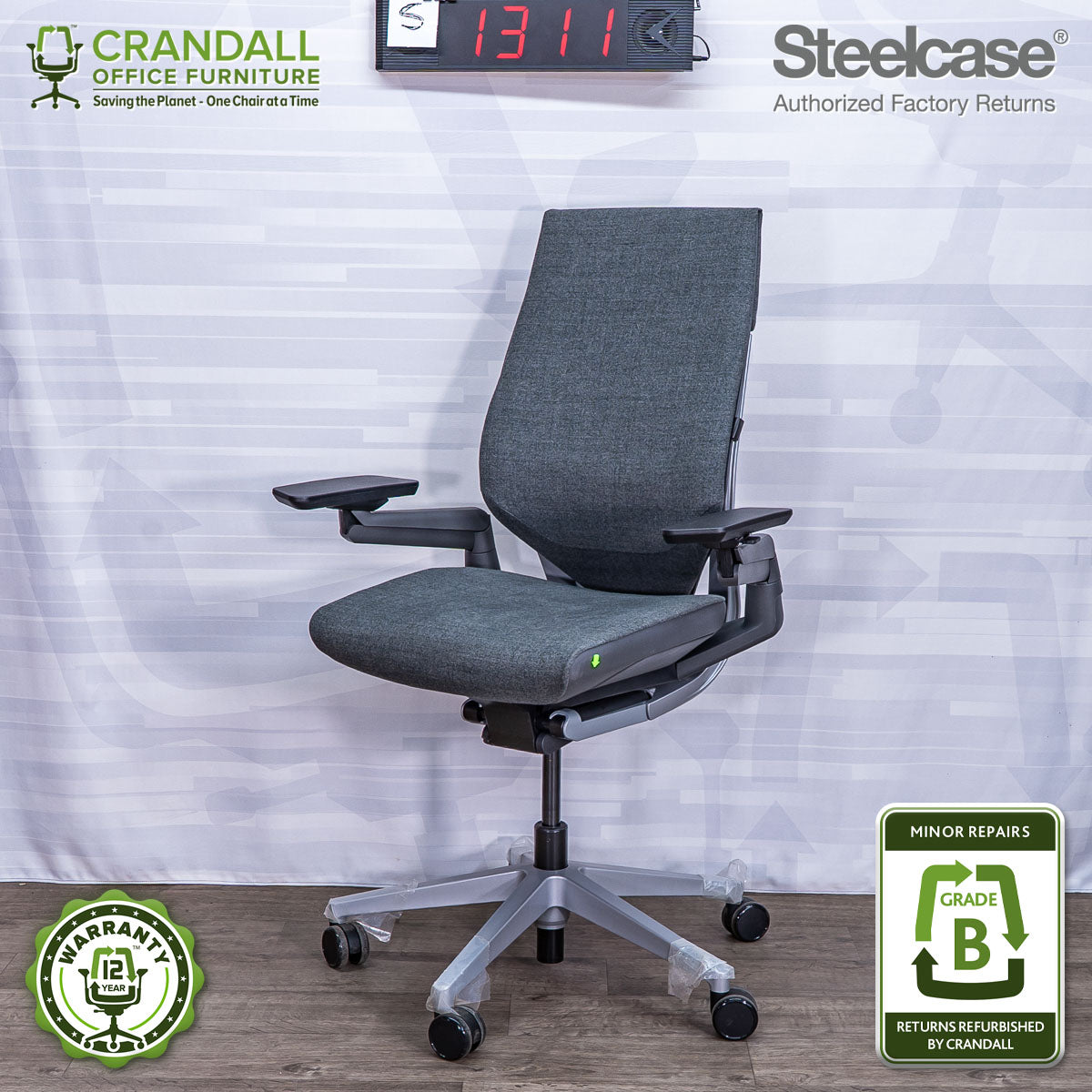 S-1311 Steelcase Gesture Grade B – Crandall Office Furniture