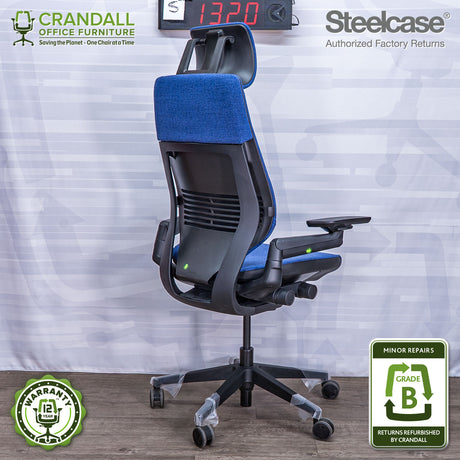 S-1320 - Steelcase Gesture with Headrest - Grade B