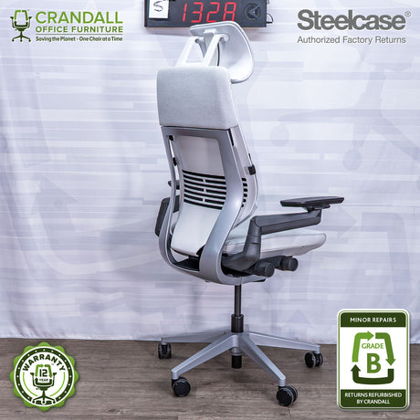 S-1328 - Steelcase Gesture with Headrest - Grade B
