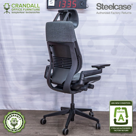 S-1335 - Steelcase Gesture with Headrest - Grade A